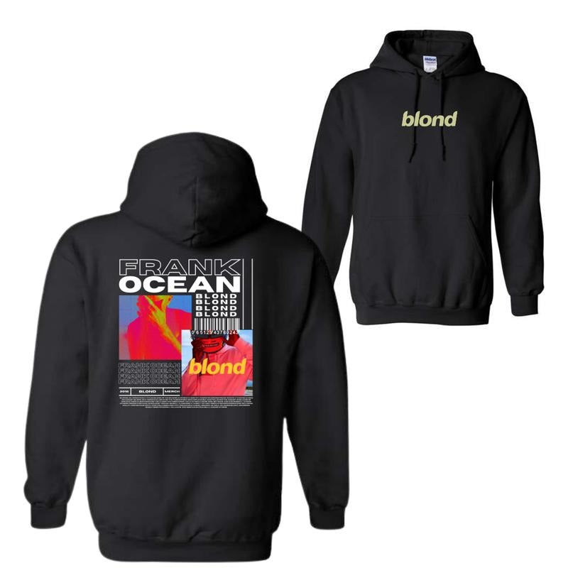 Frank Ocean BLOND Hoodie, Blond Album, Frank Ocean Blond Album Cover Hoodie, Vintage Style Hoodie, Blonded, gift for him her, Unisex Hoodie