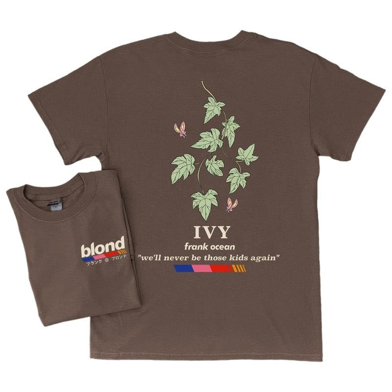 Frank Ocean Blond Ivy Short Sleeve T Shirt Blond Album Blonded Music Gift Cool Gift Ideas Y2k Soft Cotton Unisex Shirt Music Shirt Music Tour Merch Gift for Him Gift For Her Vintage Y2K Hoodie Sweatshirt