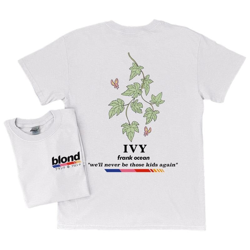 Frank Ocean Blond Ivy Short Sleeve T Shirt Blond Album Blonded Music Gift Cool Gift Ideas Y2k Soft Cotton Unisex Shirt Music Shirt Music Tour Merch Gift for Him Gift For Her Vintage Y2K Hoodie Sweatshirt