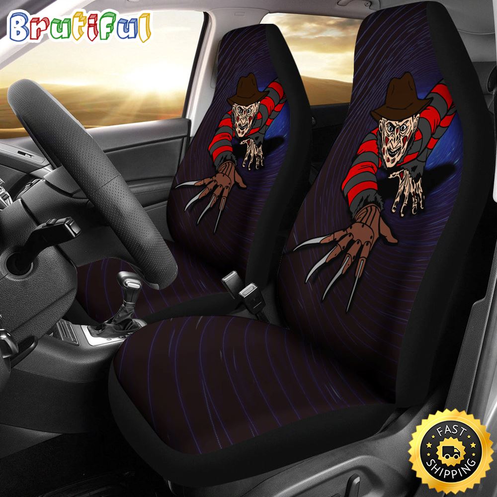 Freddy Krueger Horror Film In Seat Covers Halloween