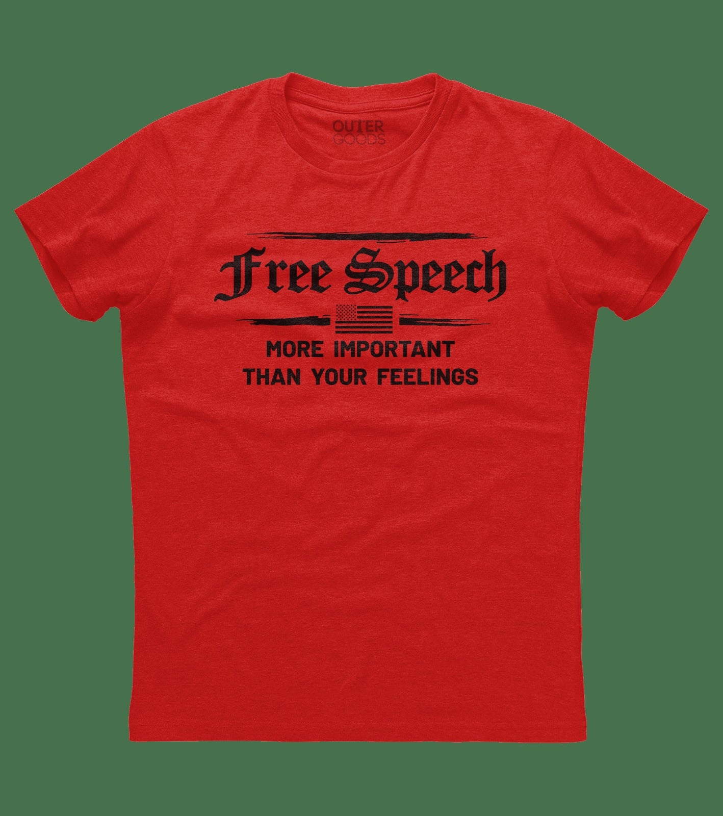 Free Speech is More Important Shirt (O)