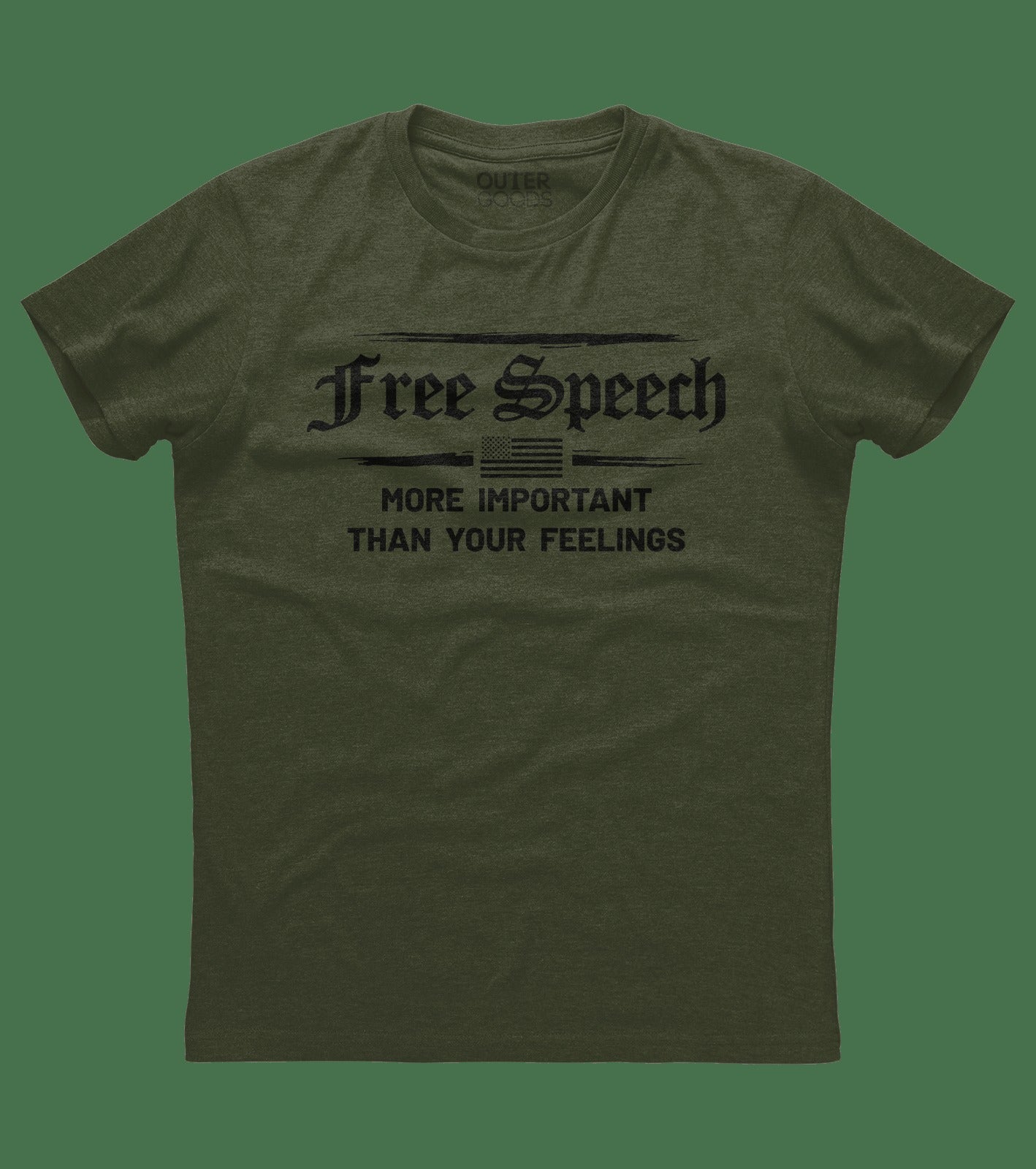 Free Speech is More Important Shirt (O)