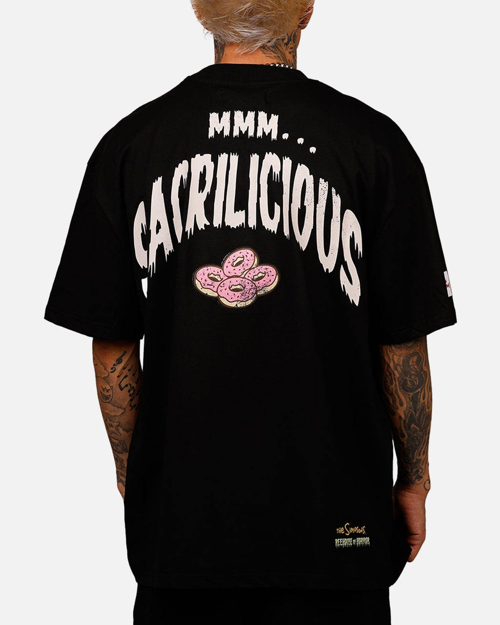 Freeze Max The Simpsons 'The Simpson Treehouse Of Horror' Sacrilicious T-Shirt Black