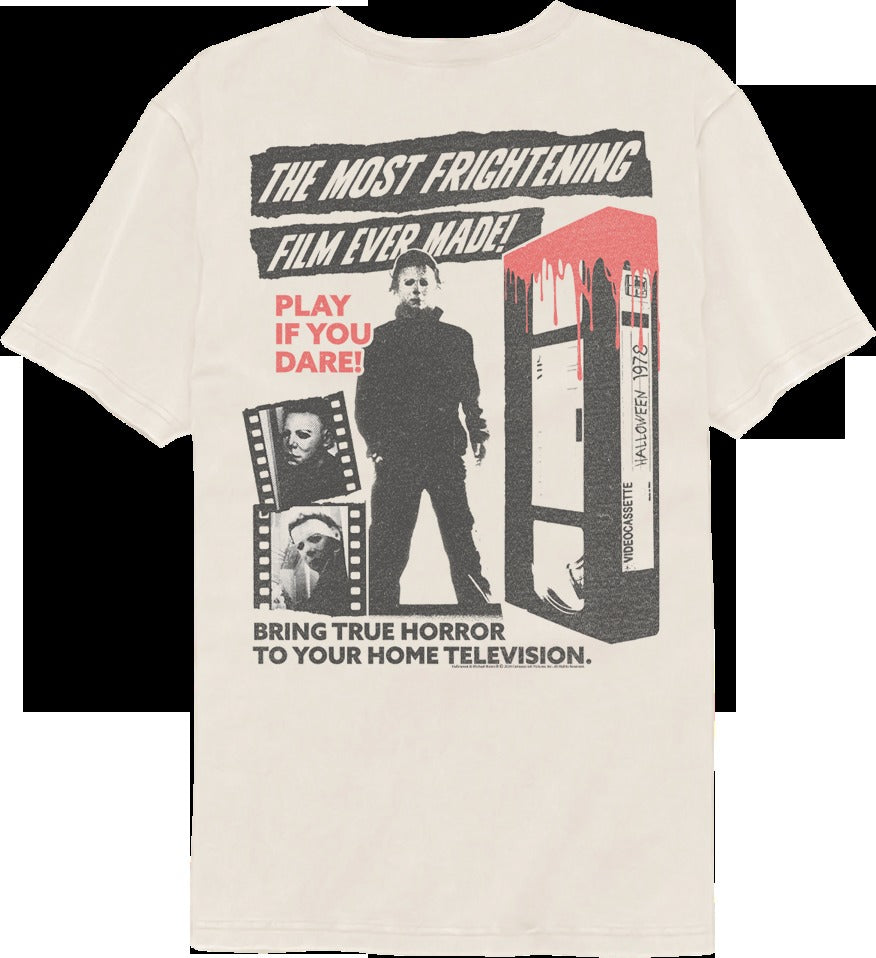 Front & Back True Horror Halloween Comfort Colors Brand T-Shirt