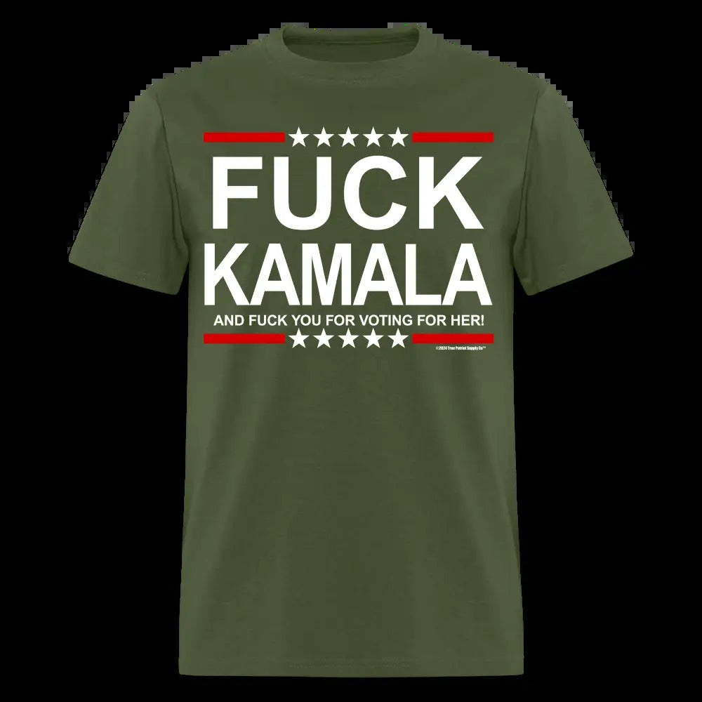 Fuck Kamala Harris And Fuck You For Voting For Her Unisex Classic T-Shirt