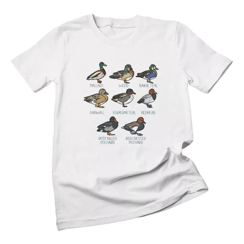 Funny Mallard Duck Waterfowl Unisex T-shirt, sweatshirt, hoodie, Cotton, Gifts Duck Fabric Menswear
