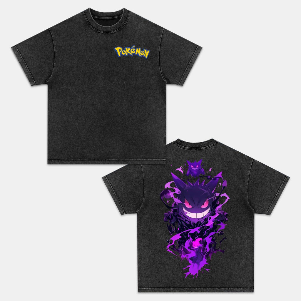 GENGAR UNISEX ANIME INSPIRED VINTAGE T-SHIRT丨POKÉMON Style002