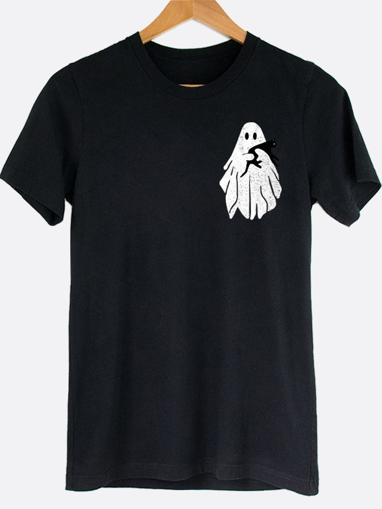 Ghost And Kitty Graphic Tee