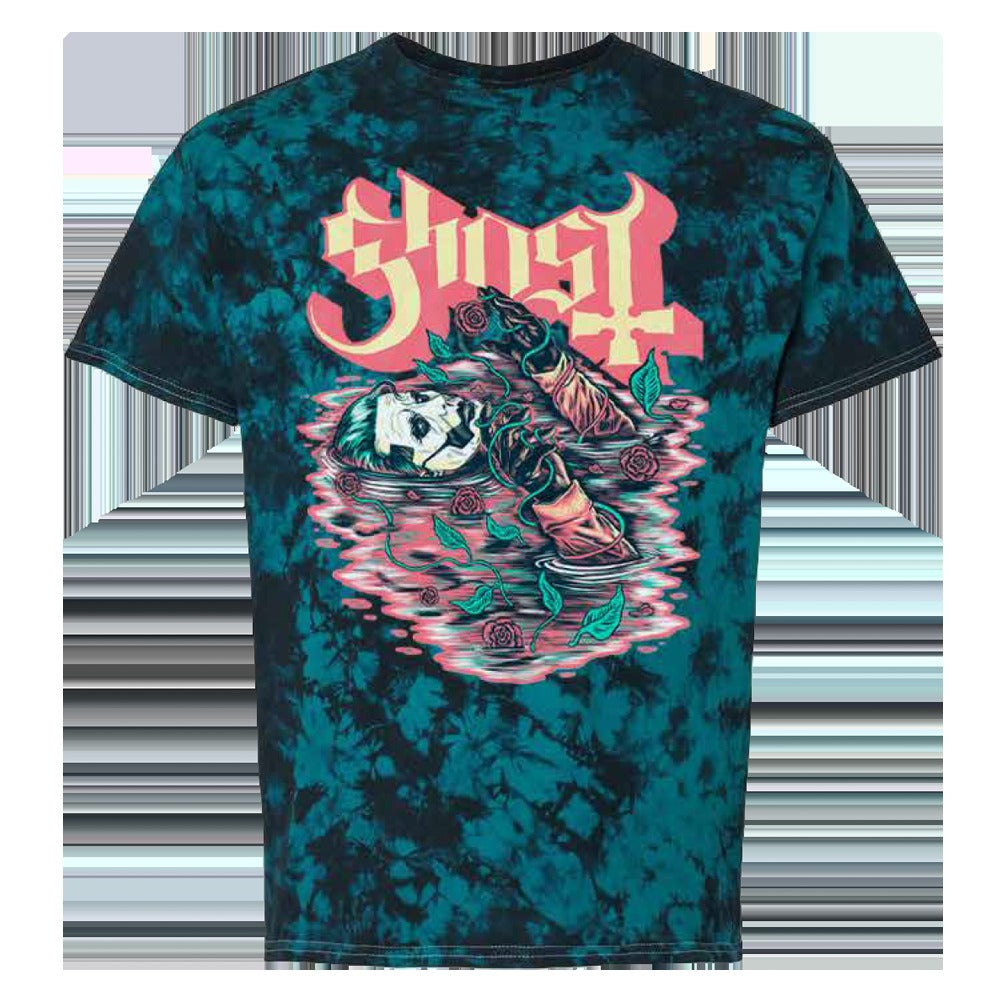 Ghost Merch Store Ghost Band Pre-Raphaelite Tie Dye T-Shirt Gifts For Music Fans