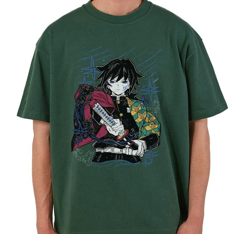 Giyu Tomioka main characters shirt, Kimetsu No Yaiba t-shirt, anime sweatshirt hoodie, Tanjiro shirt, Rengoku t-shirt