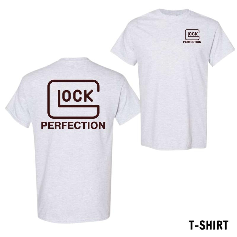 Glock Perfection Menswear Hoodie, Sweatshirt, and T-Shirt - Short Sleeve, Unisex Trendy Style for Men and Women, Perfect for Everyday Wear