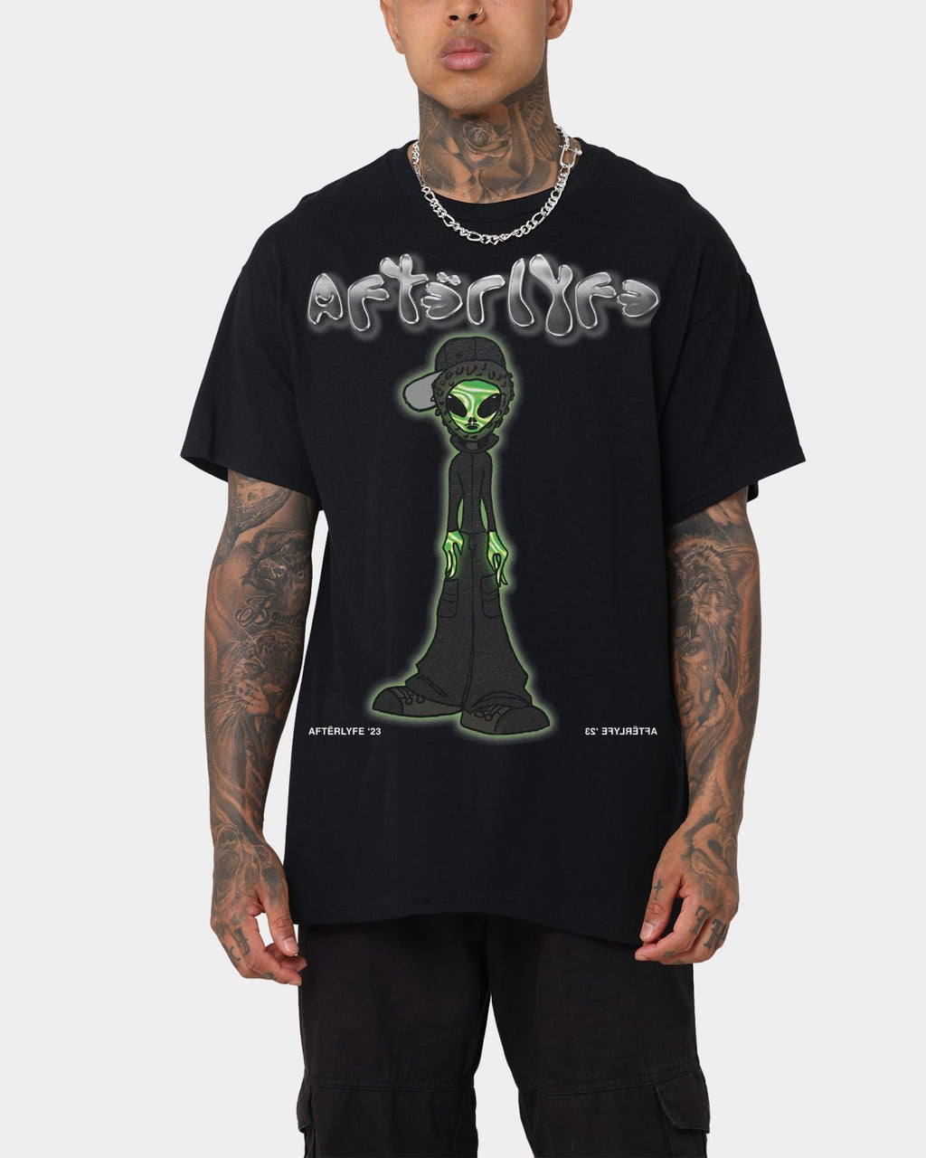 Goat Crew Afterlyfe Vintage T-Shirt Washed Black