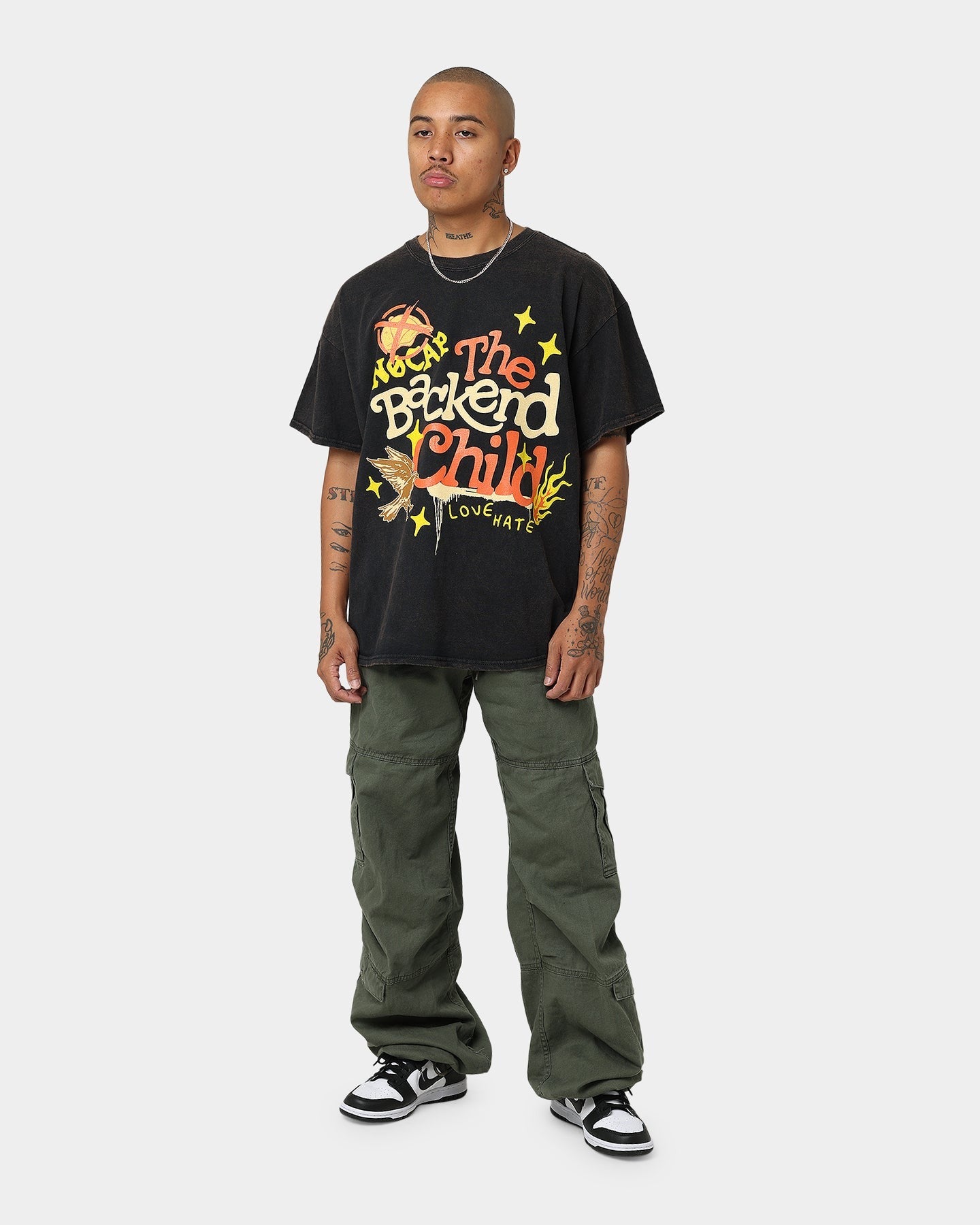 Goat Crew Backend Child Vintage T-Shirt Black Wash