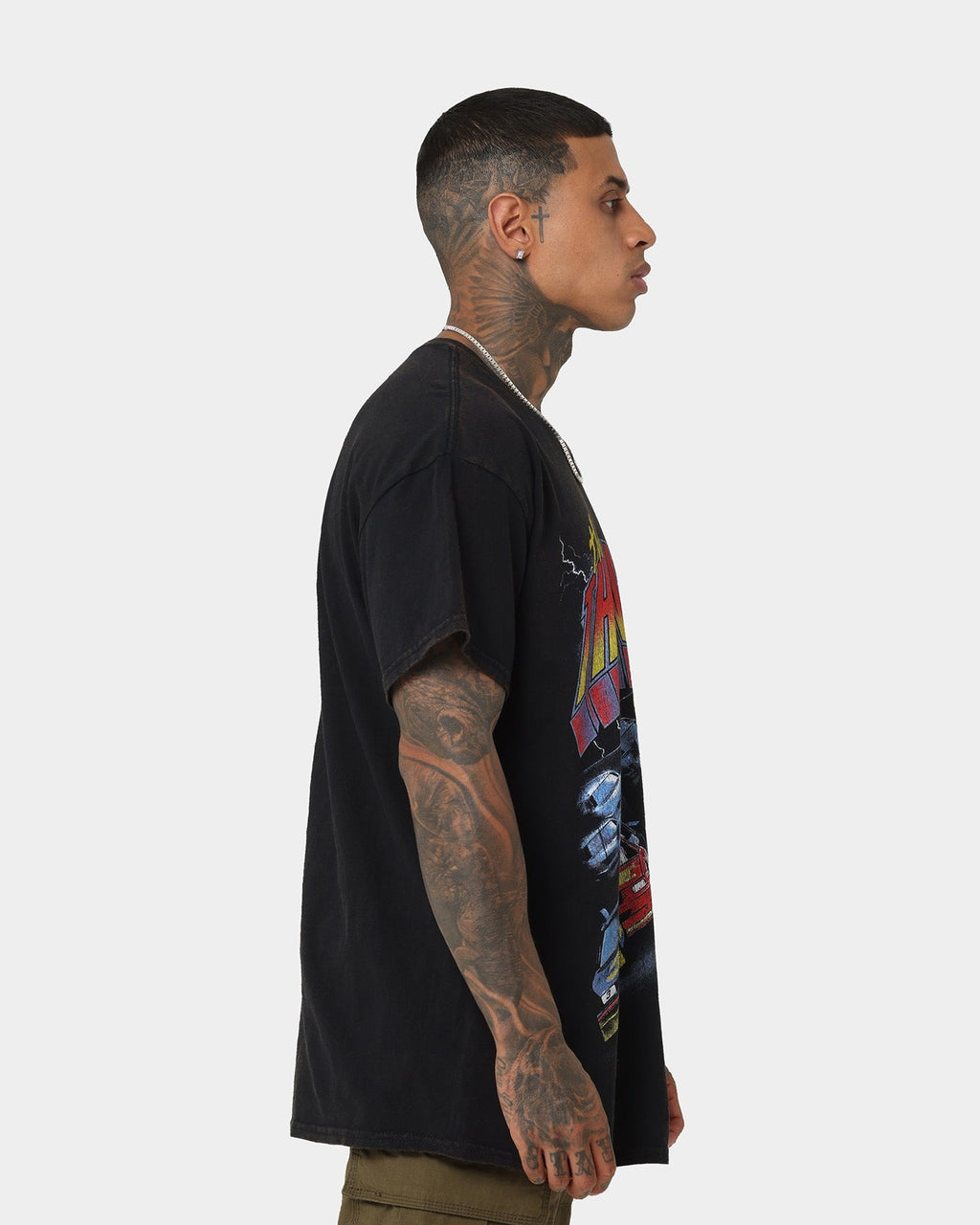 Goat Crew Derby '96 Ultra Vintage T-Shirt Washed Black