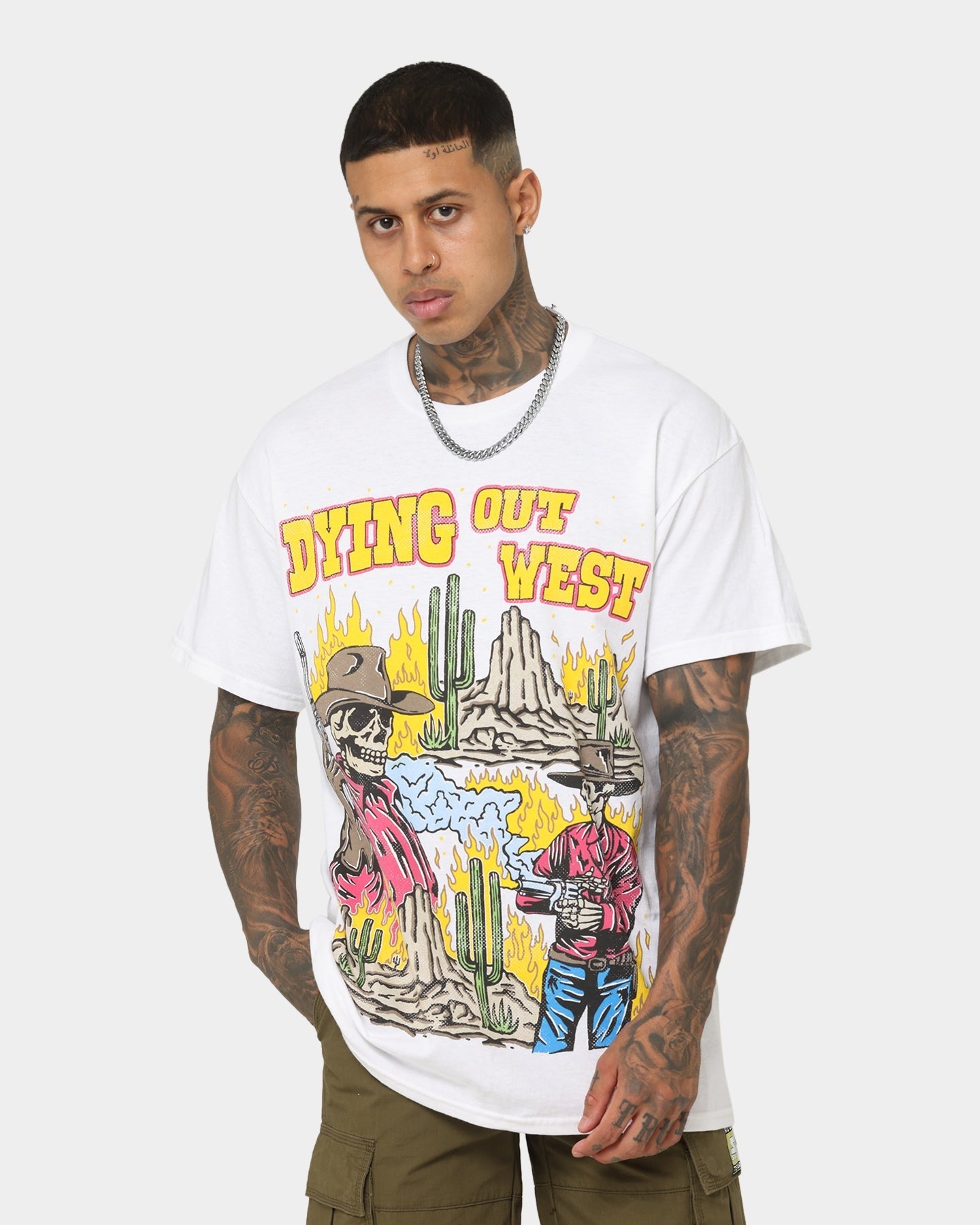 Goat Crew Dying Out West Vintage T-Shirt White