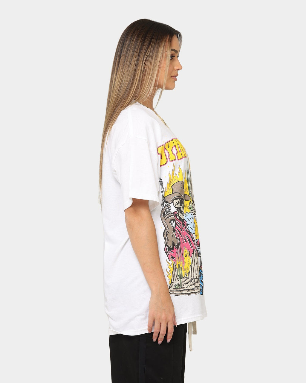 Goat Crew Dying Out West Vintage T-Shirt White Style001