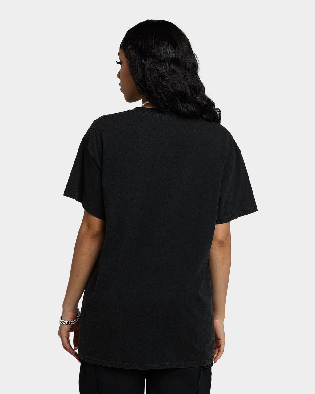 Goat Crew Flaming Racer Vintage T-Shirt Black Wash Style001