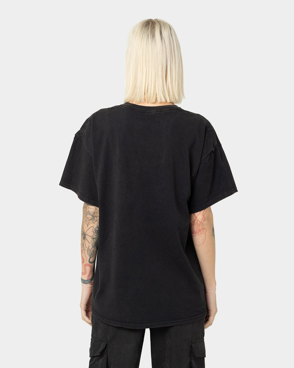 Goat Crew Golden Finals Vintage T-Shirt Washed Black Style001