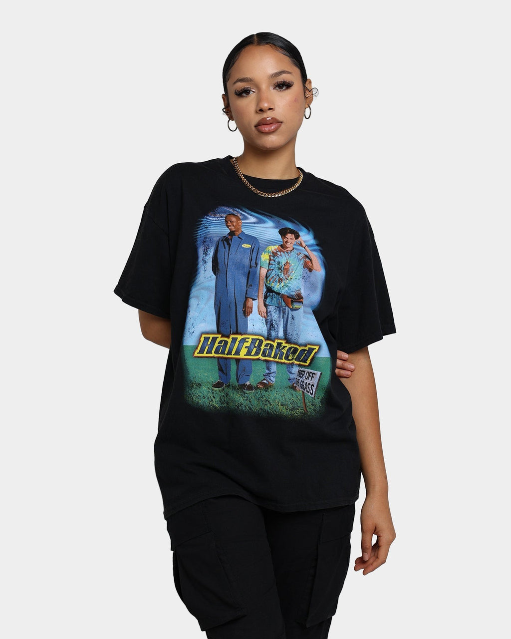 Goat Crew Half Baked Vintage T-Shirt Black Wash Style001