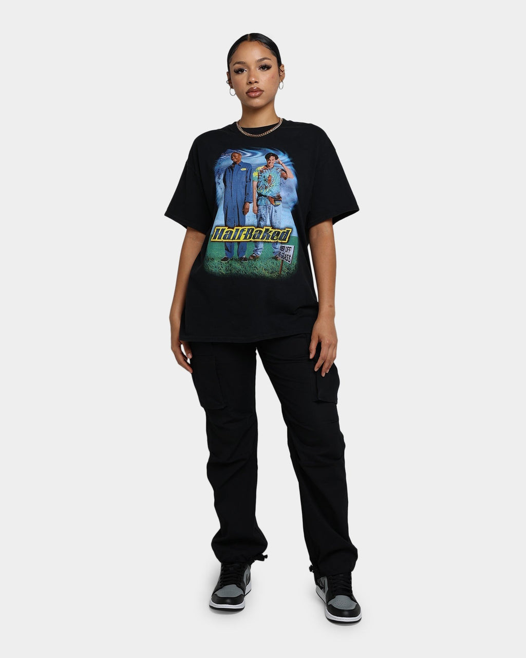 Goat Crew Half Baked Vintage T-Shirt Black Wash Style001