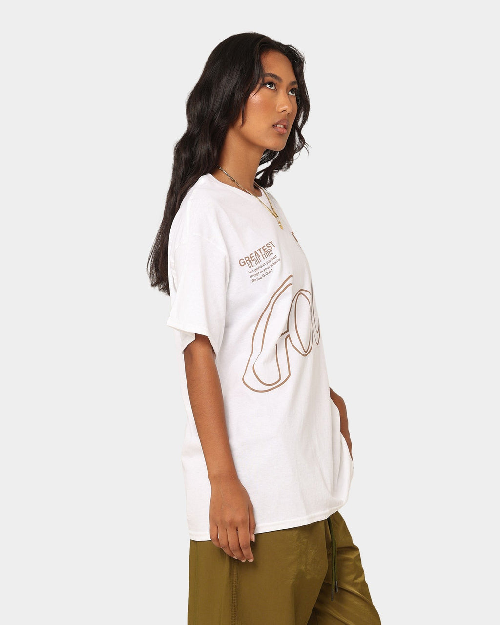 Goat Crew Holiday Mode T-Shirt White Style001