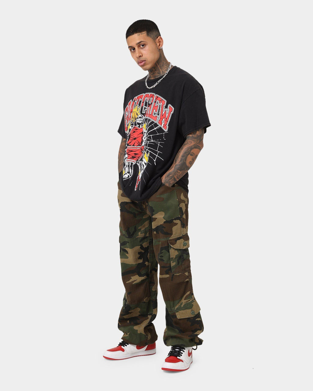 Goat Crew Jumpshot Vintage T-Shirt Black Wash