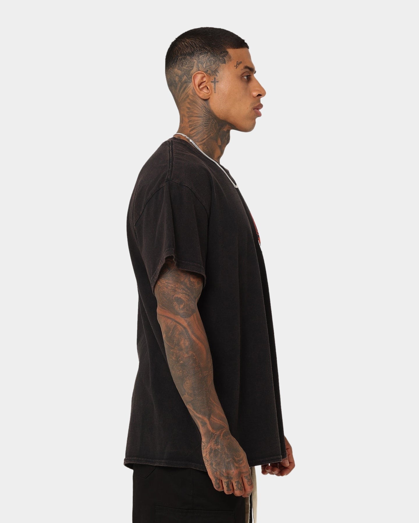 Goat Crew Removalist Vintage T-Shirt Black Wash