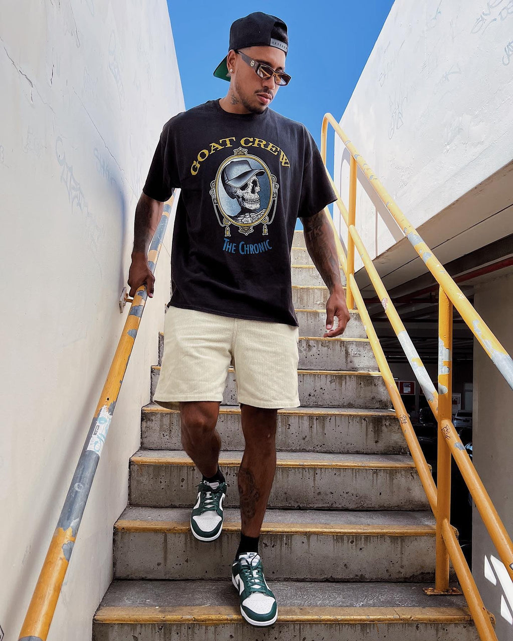 Goat Crew The Chronic Vintage T-Shirt Black