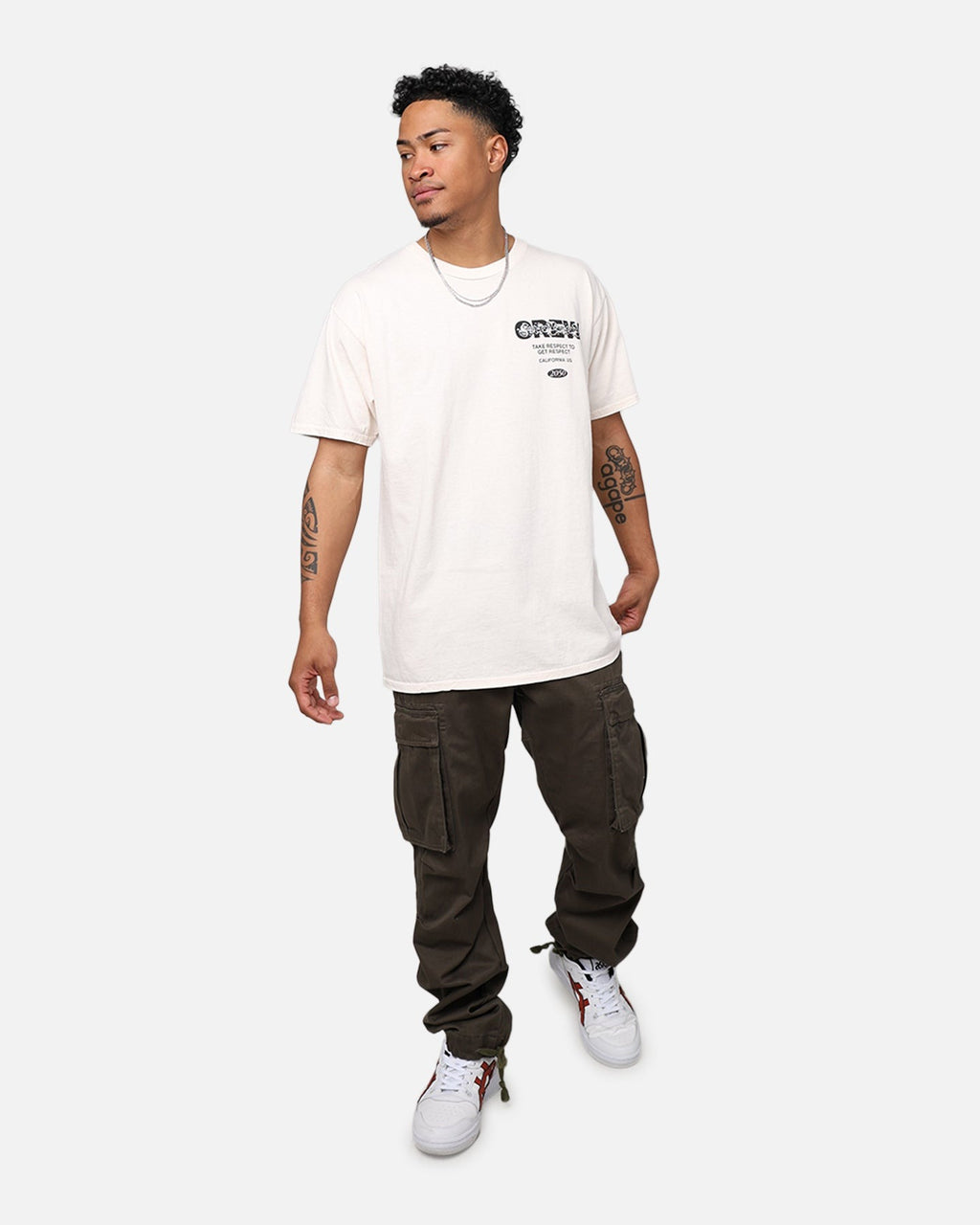 Goat Crew The Crew Vintage T-Shirt Off White