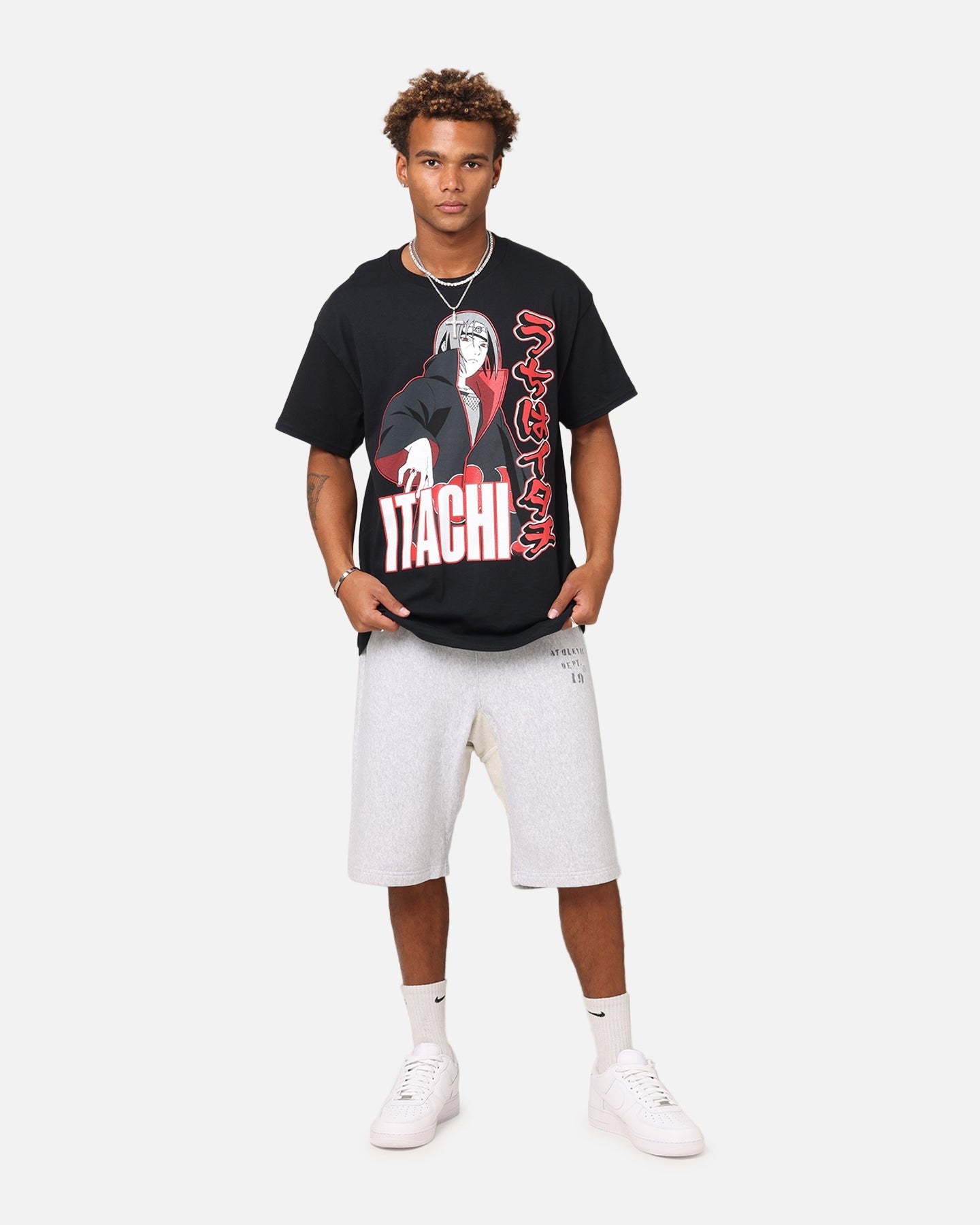 Goat Crew X Naruto Itachi Vintage T-Shirt Black