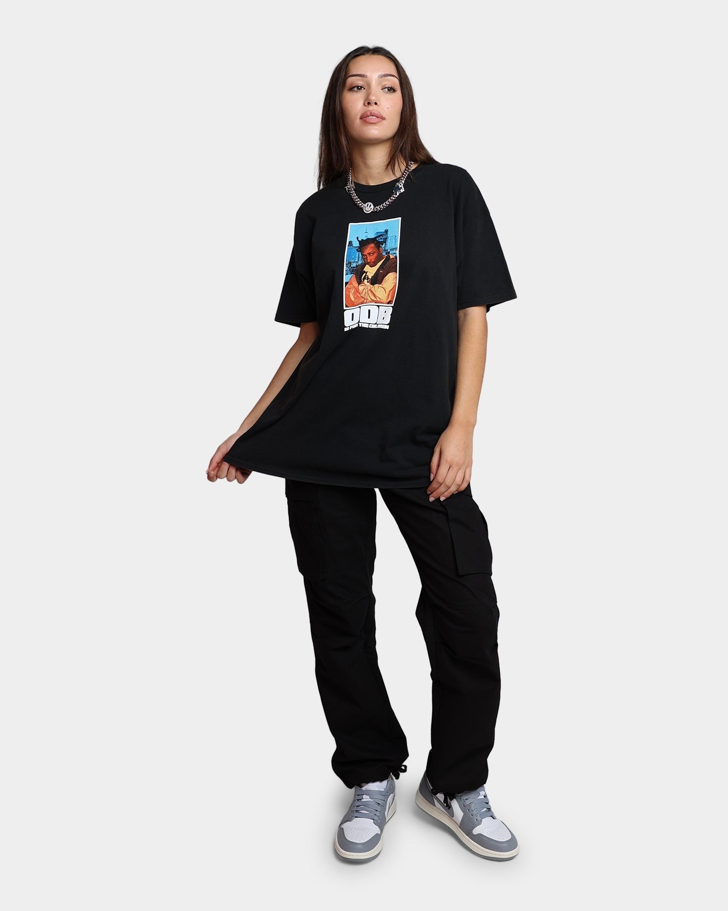 Goat Crew X Ol' Dirty Bastard Children Vintage T-Shirt Washed Black Style001