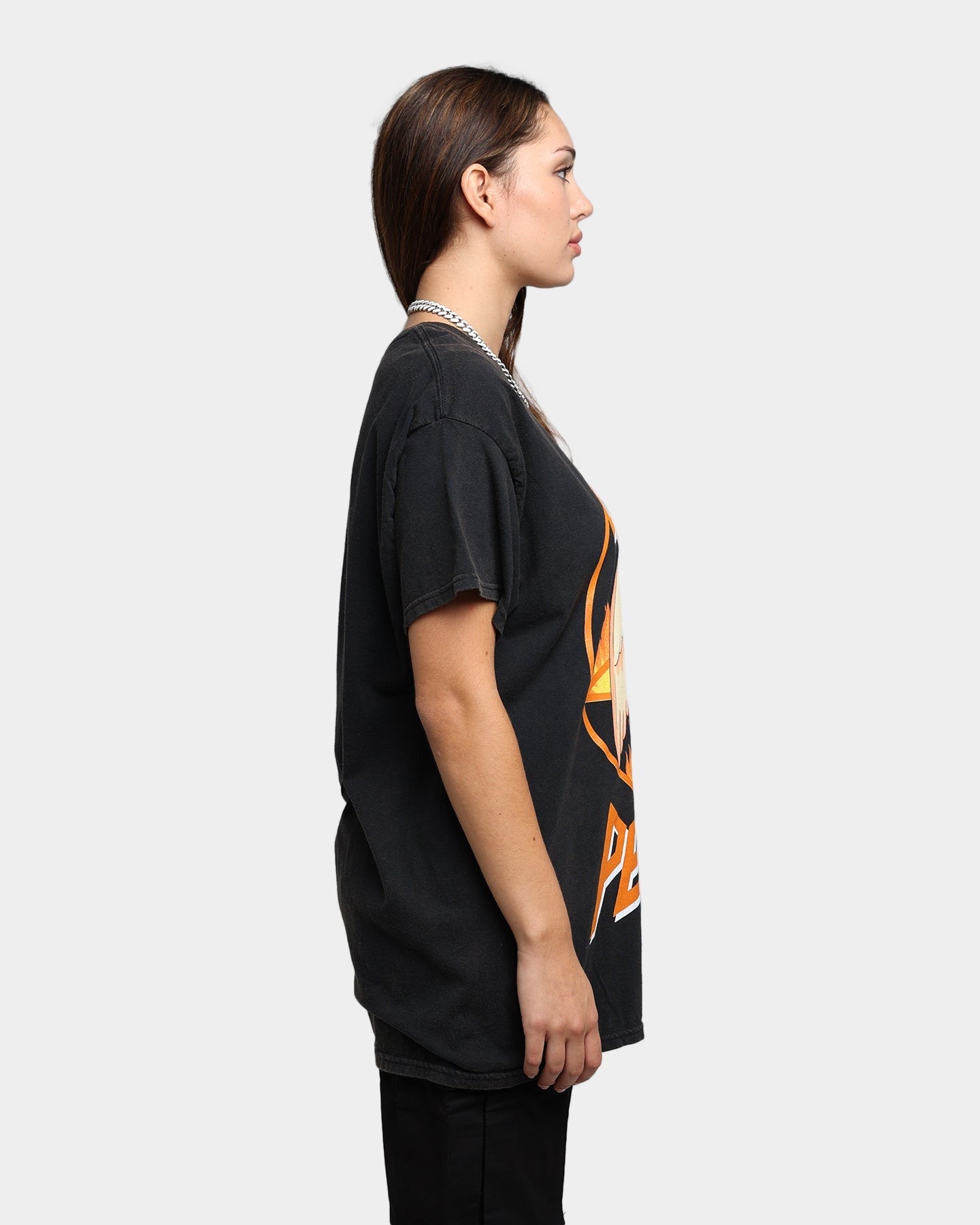 Goat Crew X Rick And Morty Bird Person Vintage T-Shirt Black Wash Style001