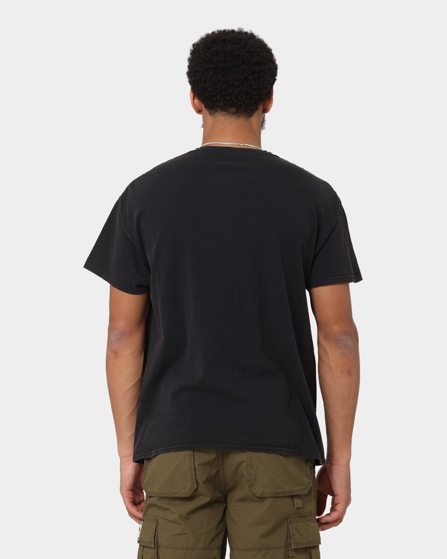 Goat Crew X Rick And Morty Night Family Vintage T-Shirt Washed Black