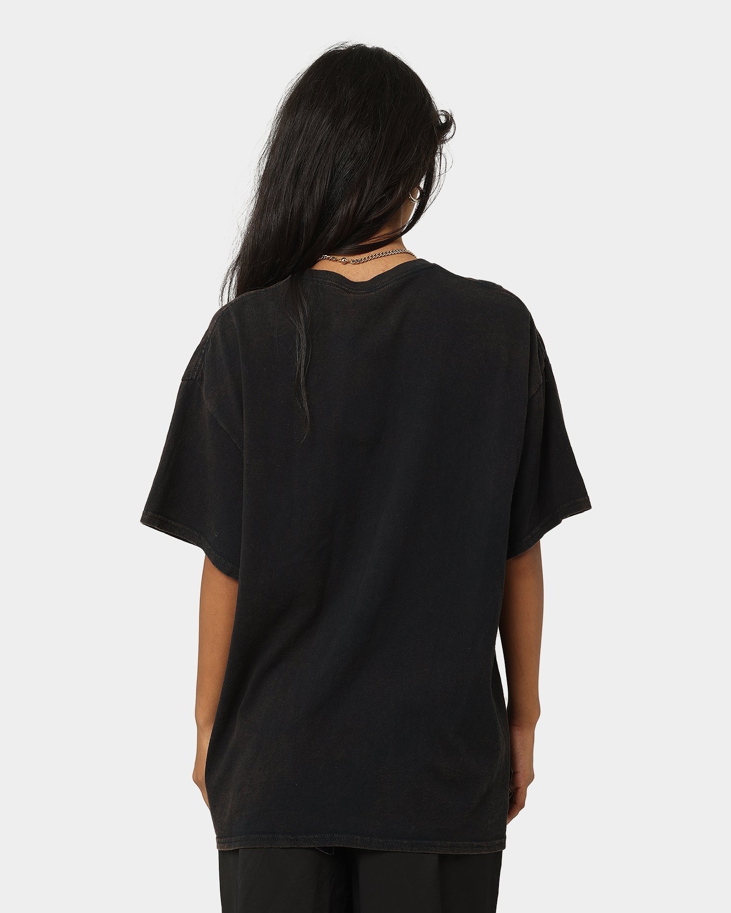 Goat Crew X Rick And Morty R&M Vintage T-Shirt Washed Black Style001