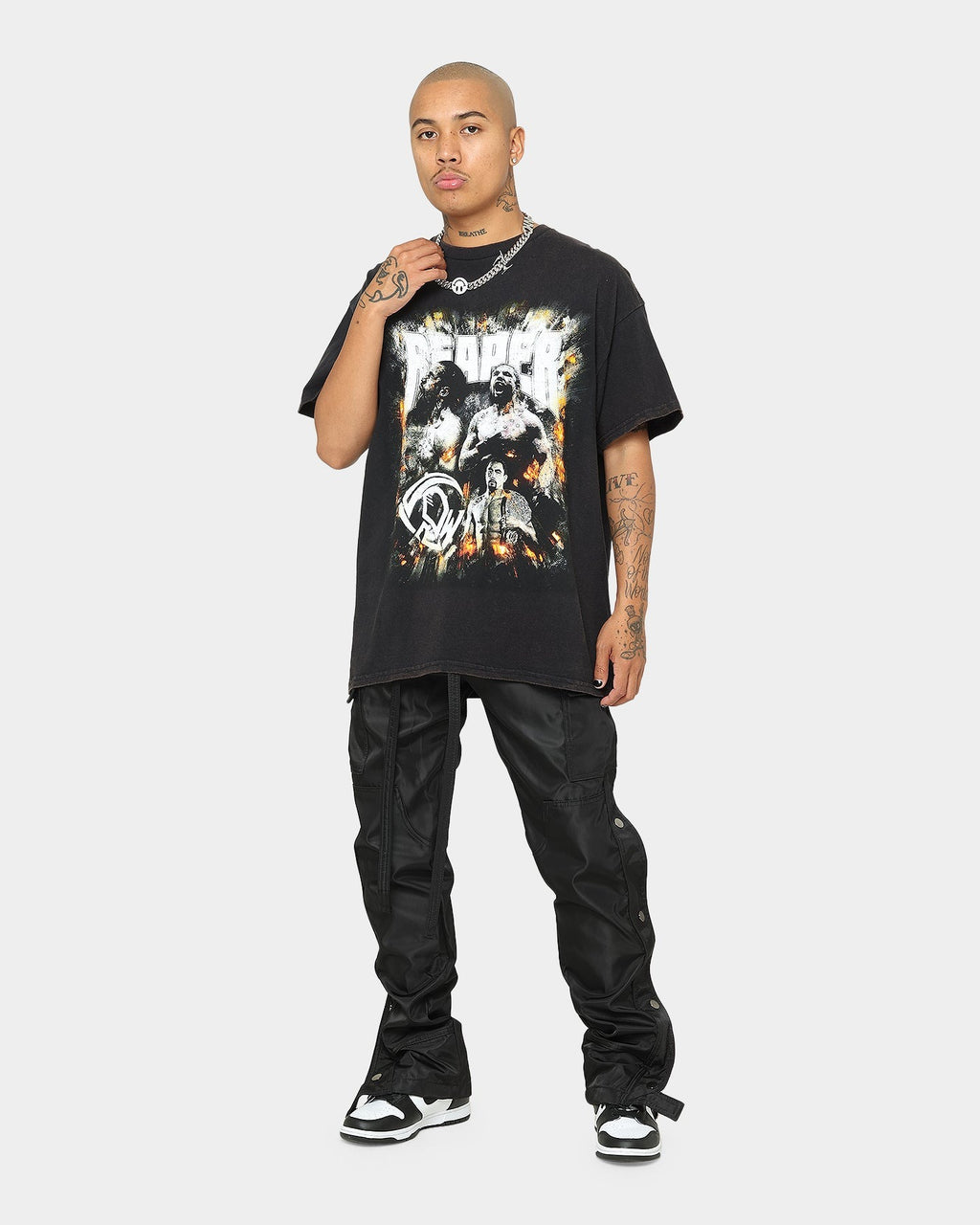 Goat Crew X Robert Whittaker Rob Whittaker Vintage T-Shirt Washed Black