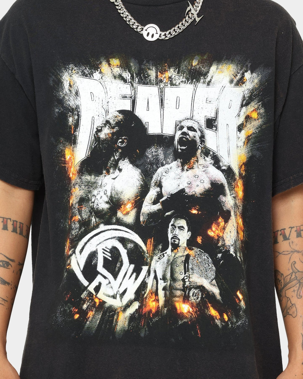 Goat Crew X Robert Whittaker Rob Whittaker Vintage T-Shirt Washed Black