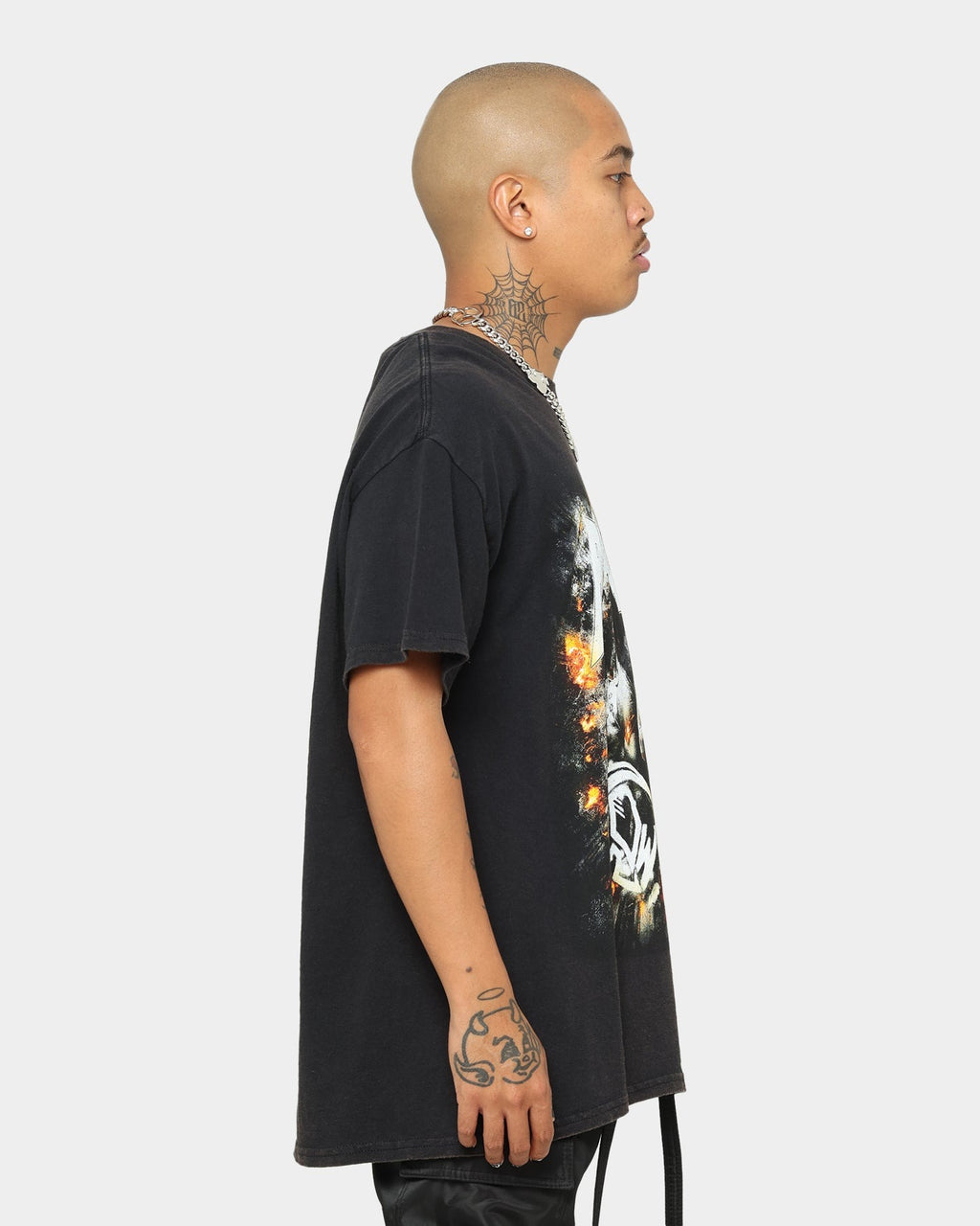 Goat Crew X Robert Whittaker Rob Whittaker Vintage T-Shirt Washed Black