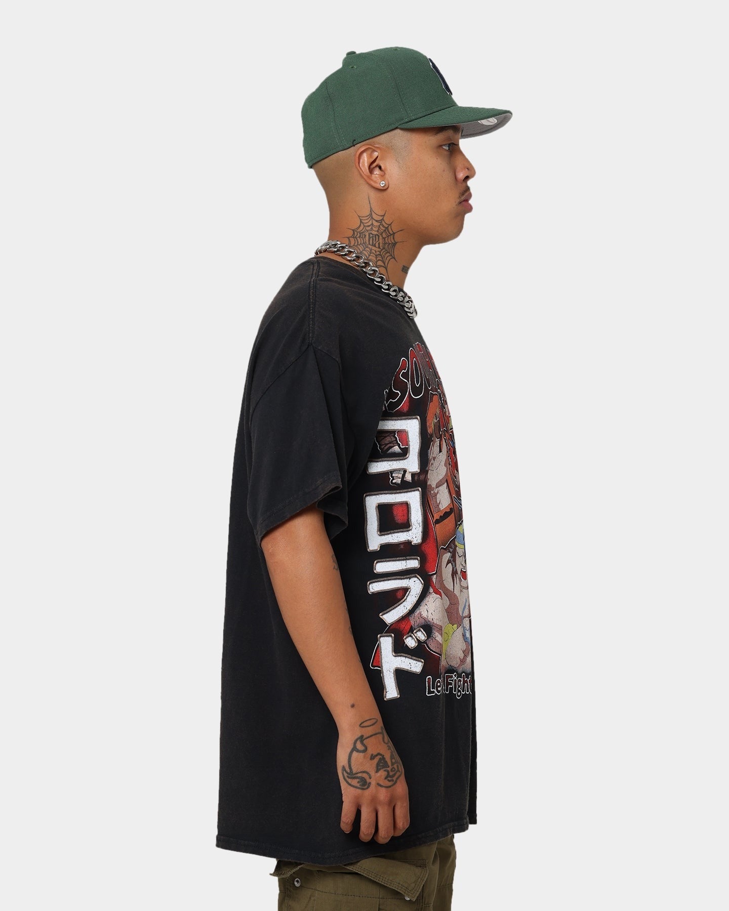 Goat Crew X South Park Let's Fighting Love Vintage T-Shirt Black Wash