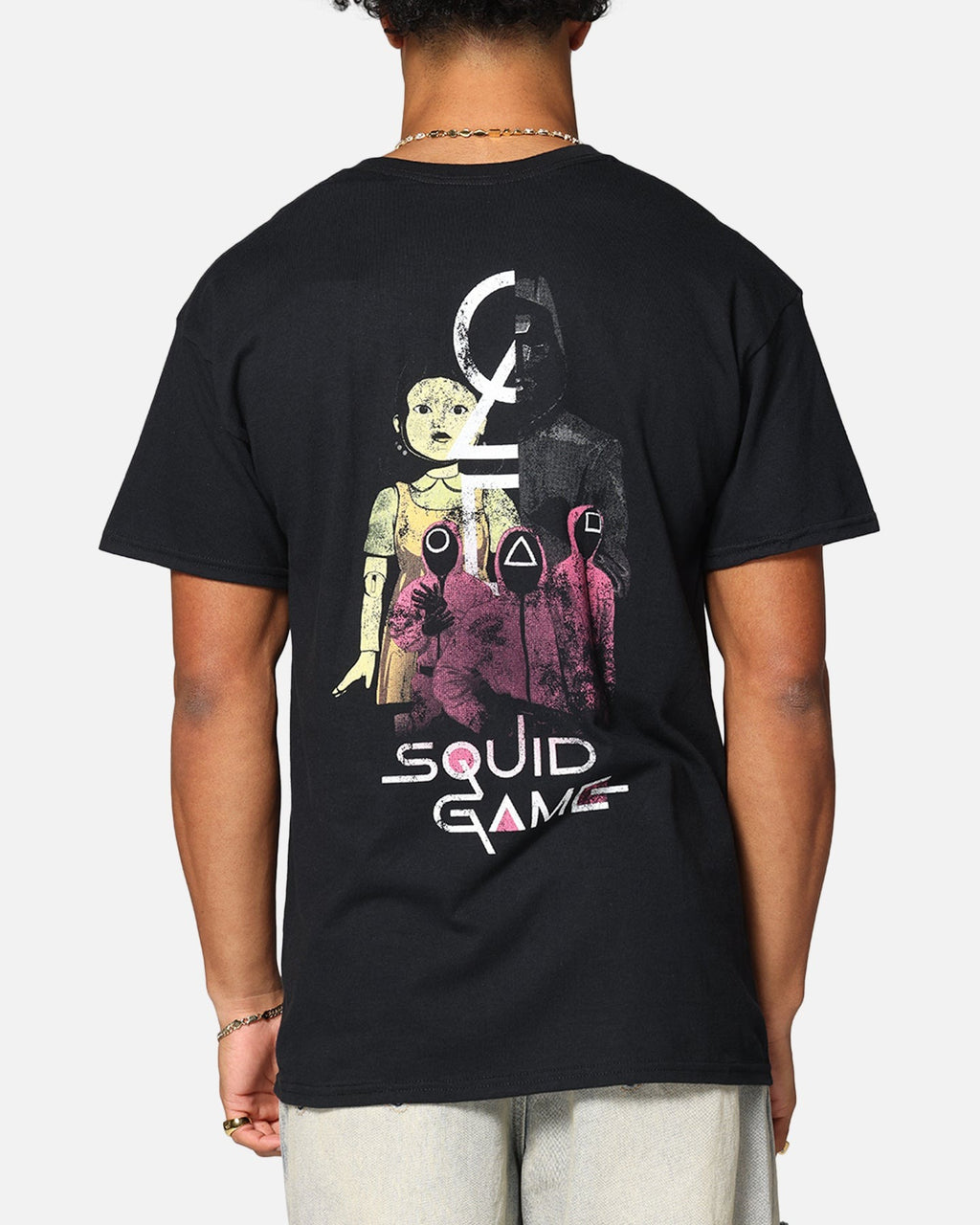 Goat Crew X Squid Game Front Man Vintage T-Shirt Black