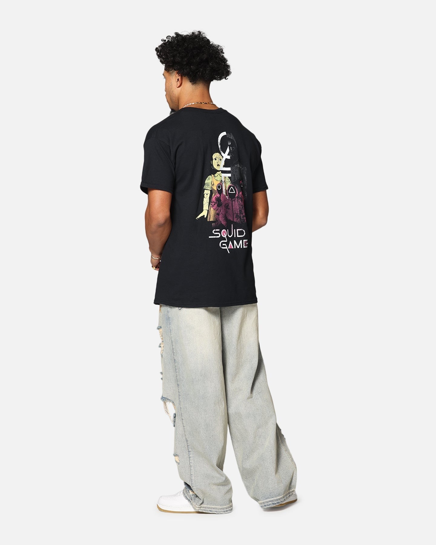 Goat Crew X Squid Game Front Man Vintage T-Shirt Black