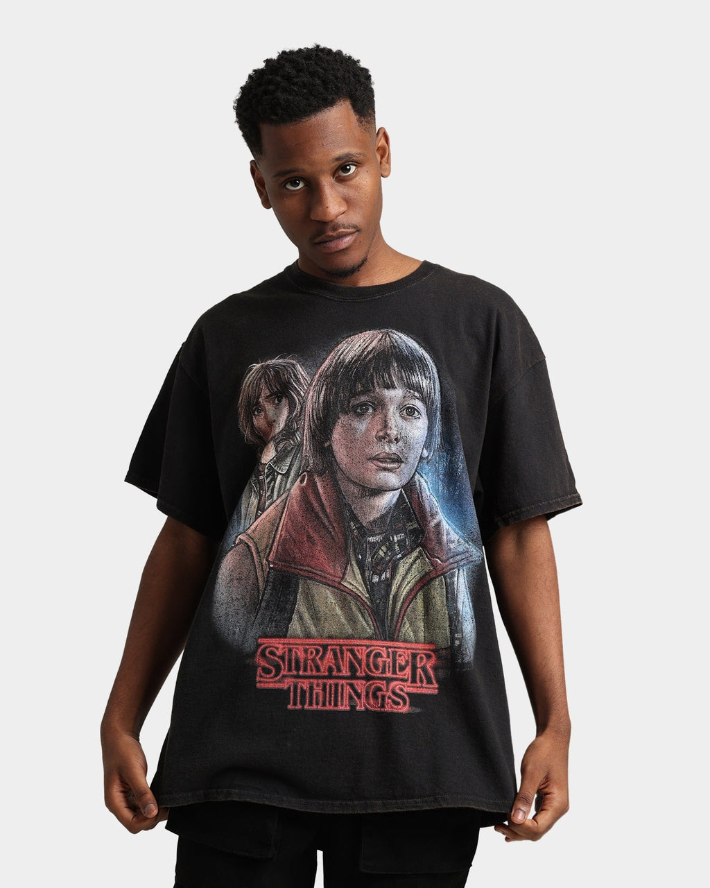 Goat Crew X Stranger Things Will Vintage T-Shirt Black Wash