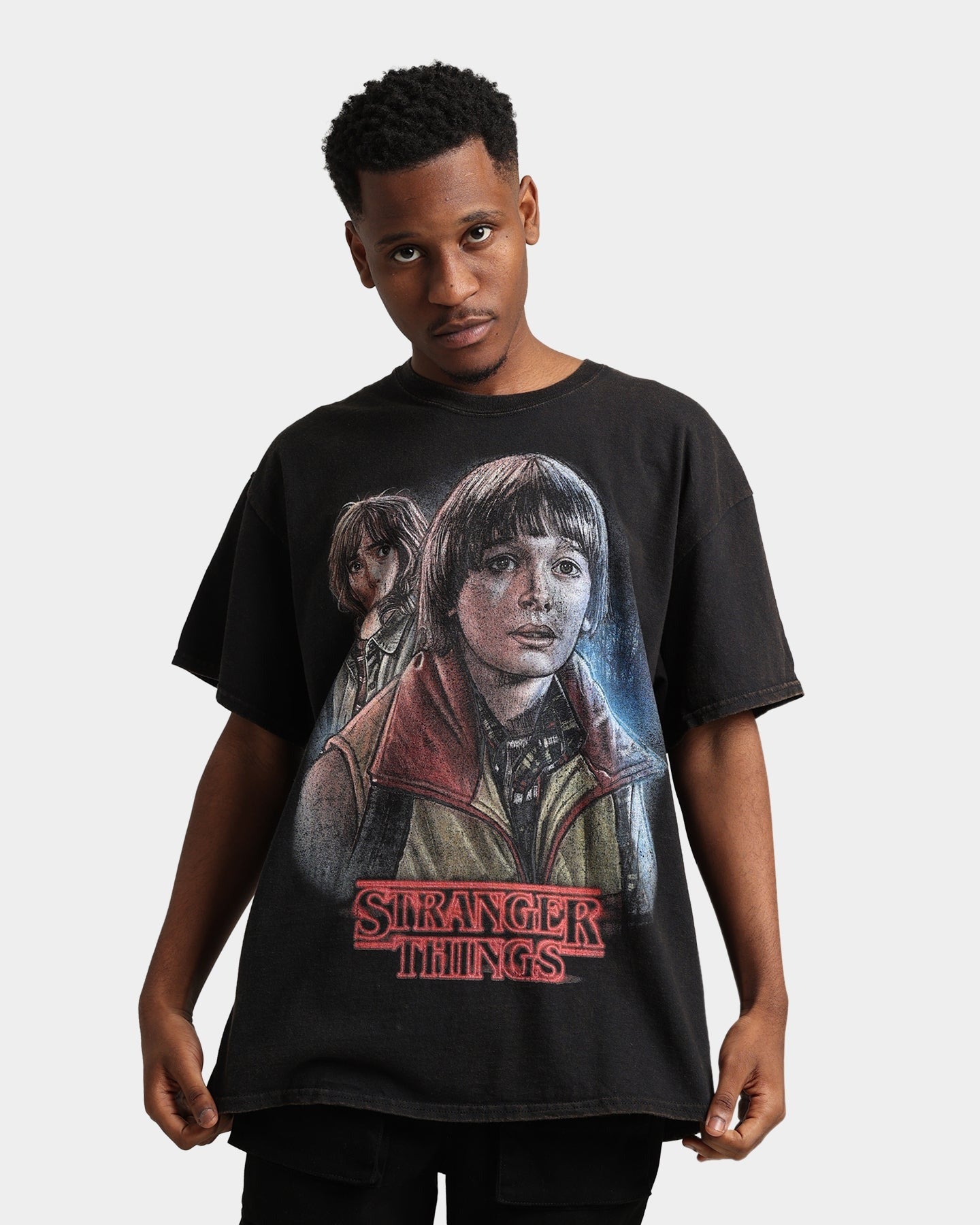 Goat Crew X Stranger Things Will Vintage T-Shirt Black Wash