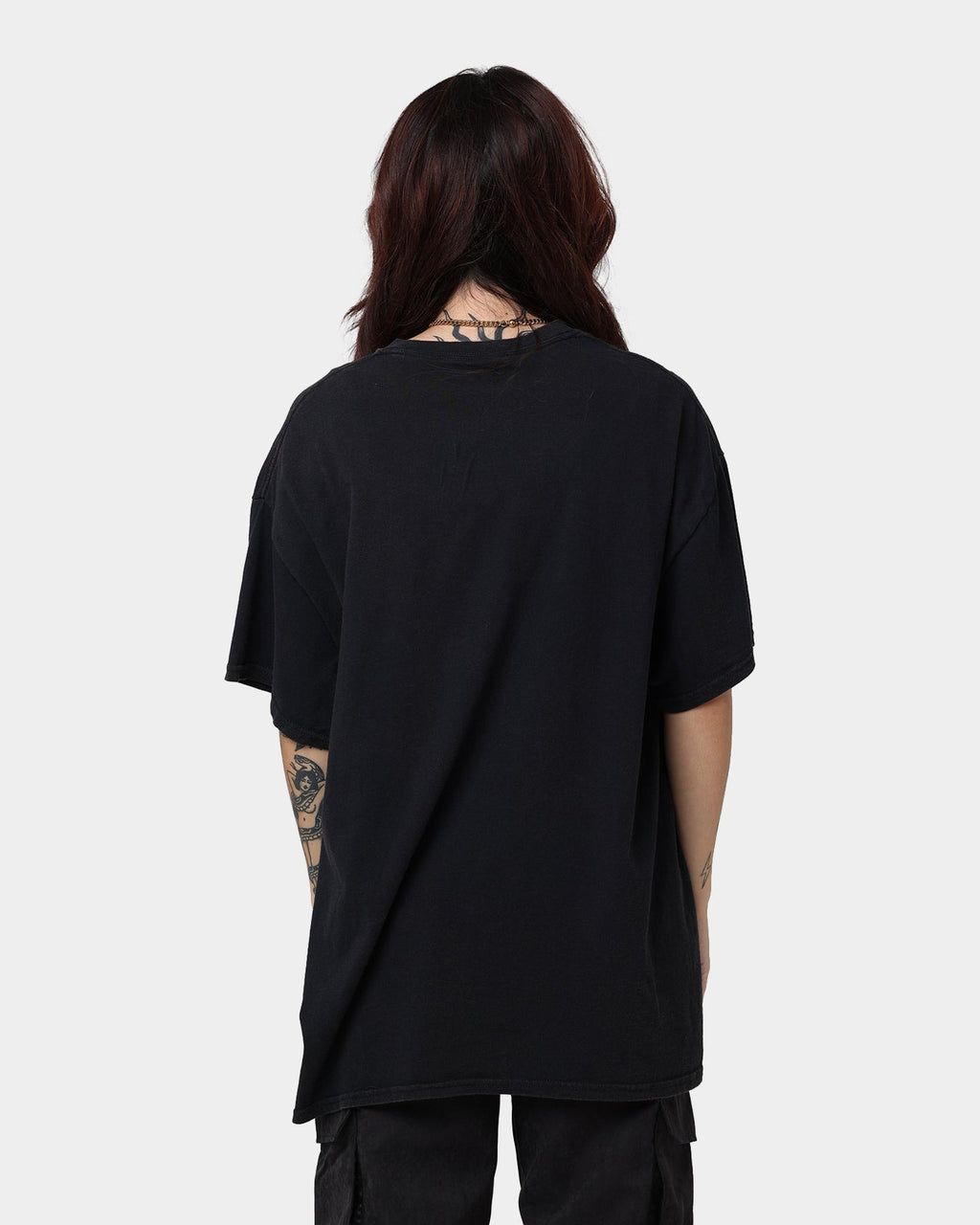 Goat Crew X Tai Tuivasa Bam Bam Vintage T-Shirt Washed Black Style001