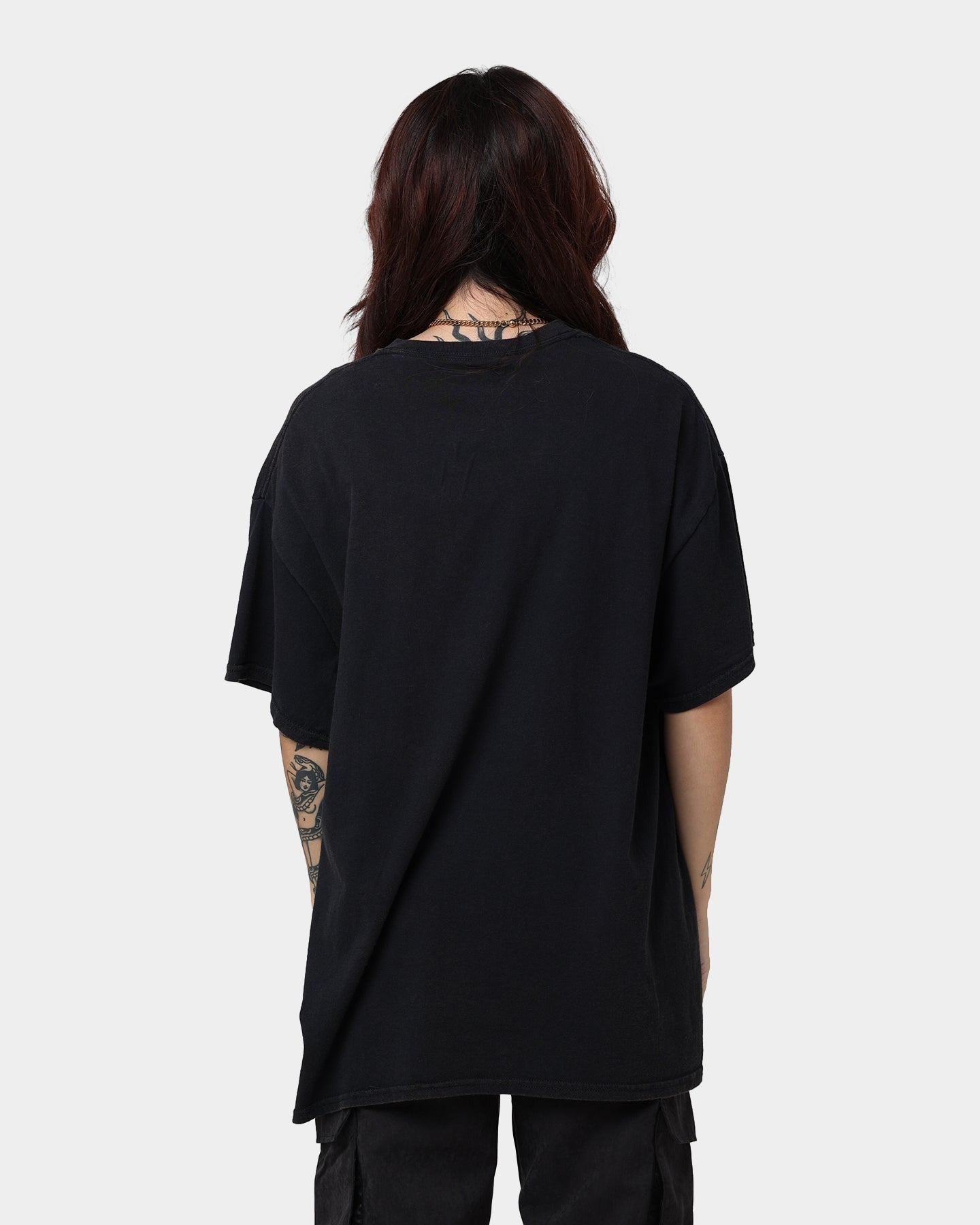 Goat Crew X Tai Tuivasa Bam Bam Vintage T-Shirt Washed Black Style001