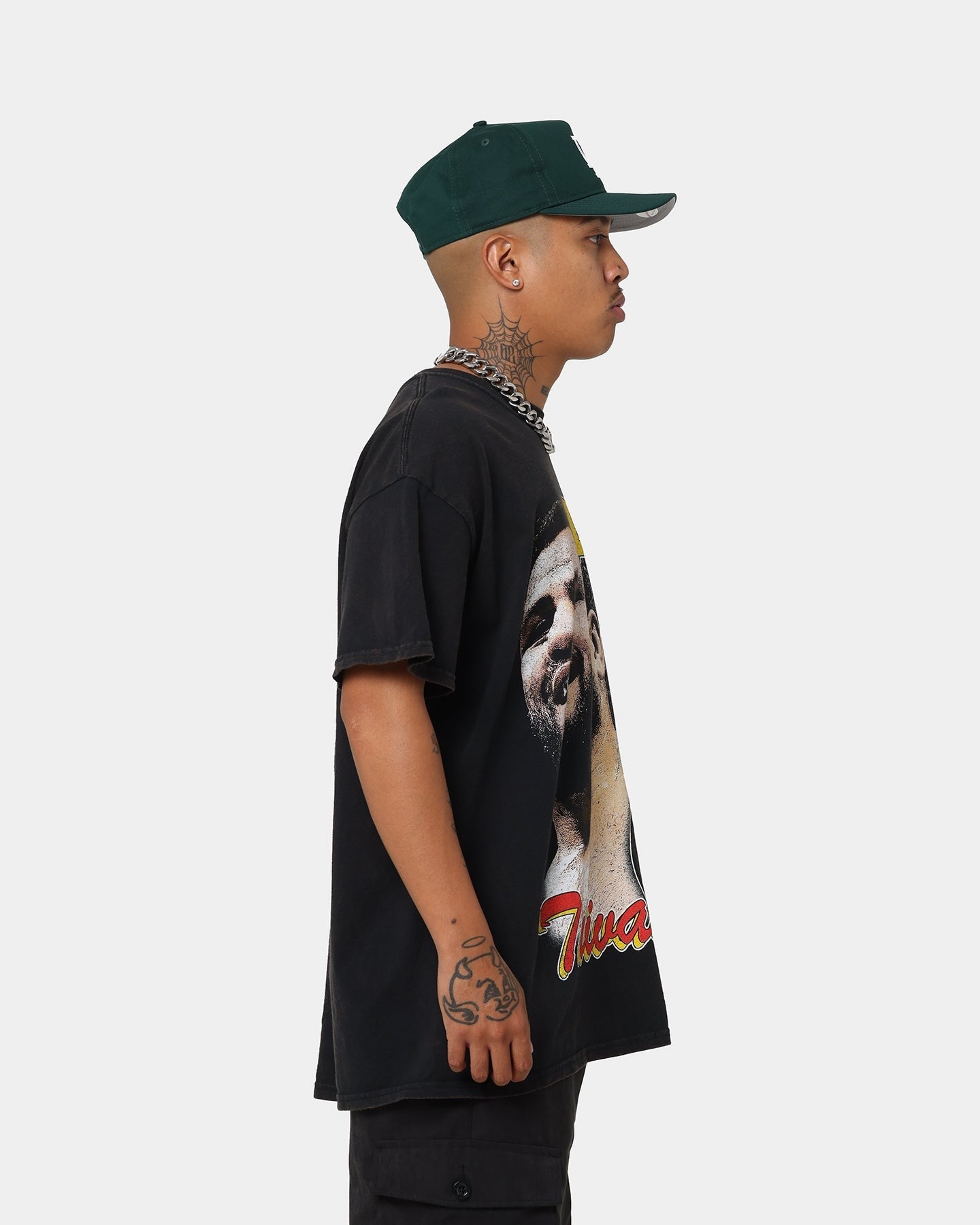 Goat Crew X Tai Tuivasa Tai Face Vintage T-Shirt Washed Black