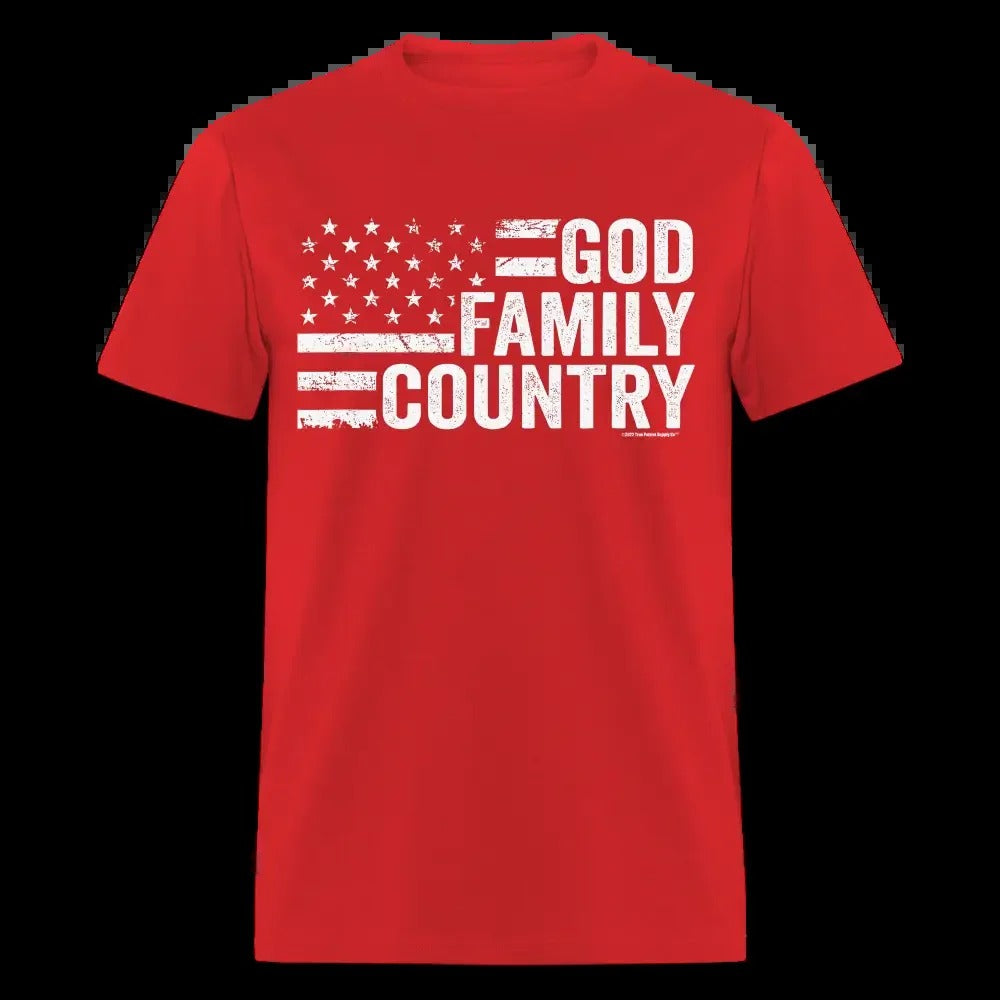 God Family Country Conservative Christian Unisex Classic T-Shirt
