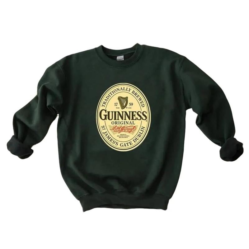 Guinness Beer Sweatshirt, Irish Dry Stout Unisex Sweater, Gift For Women