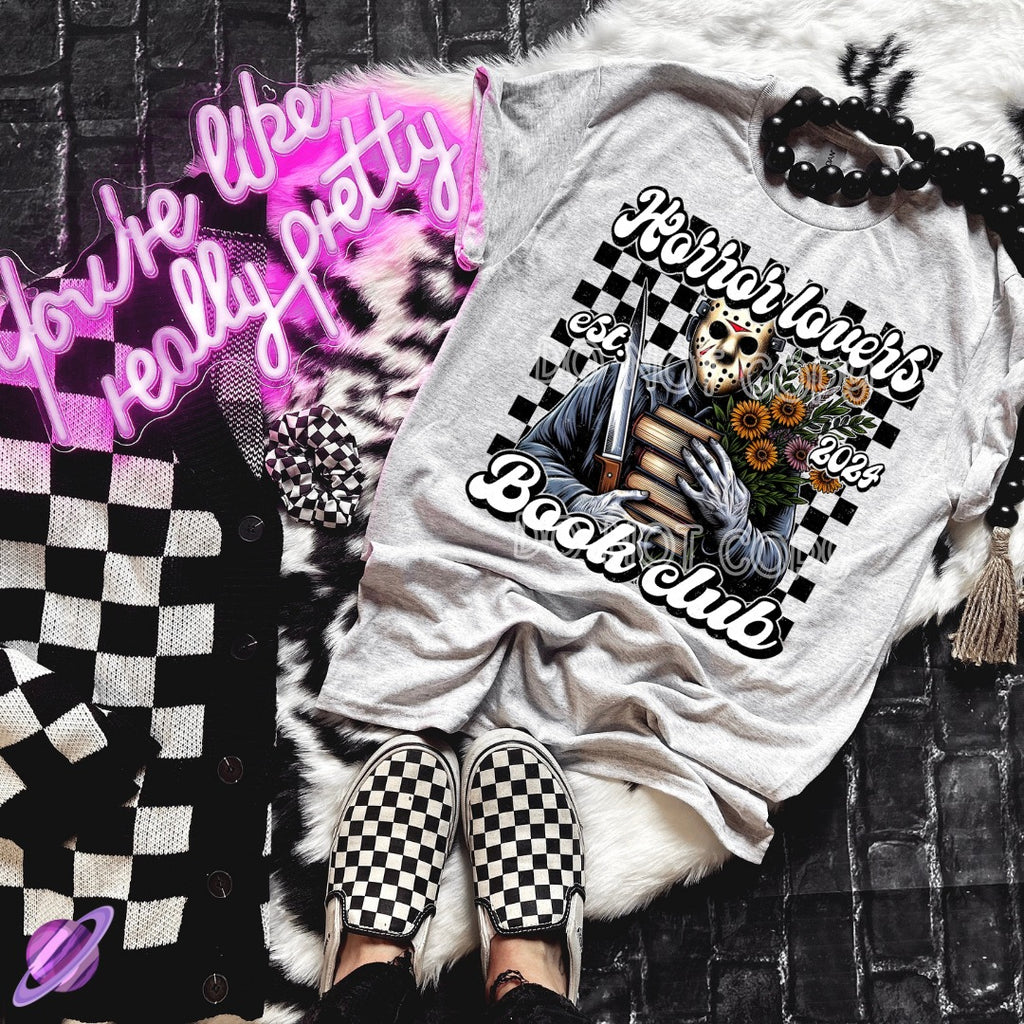 HORROR LOVERS BOOK CLUB JASON TEE