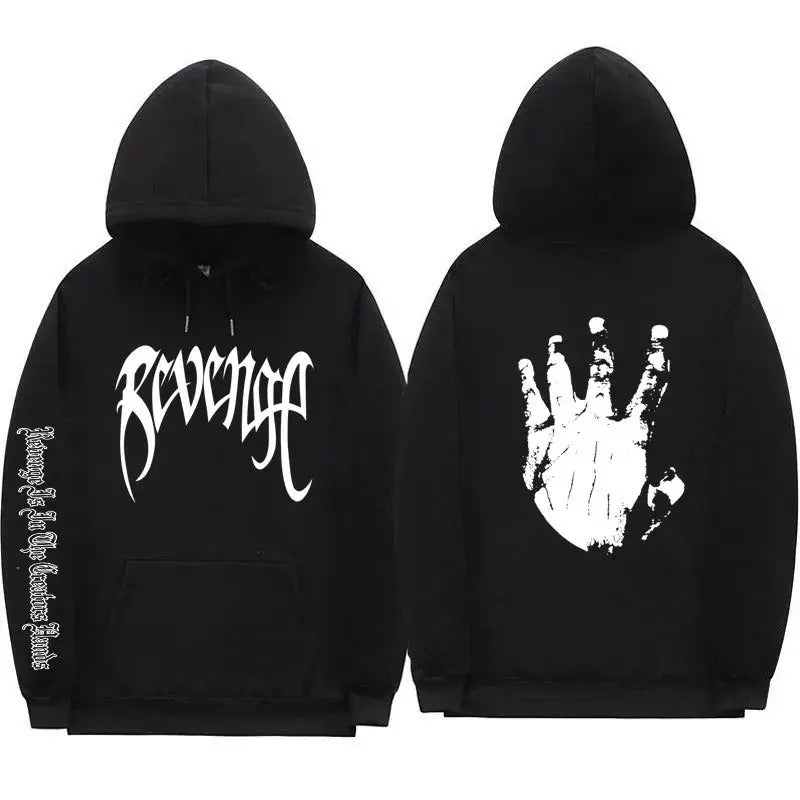 HOT XXXTentacion Hoodie Streetwear Unisex | XXXTentacion Revenge Hoodie | Hip Hop Urban Clothing | Premium Quality Hoodie V2