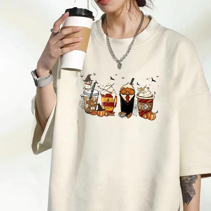 HP Spooky Season Unisex Sweatshirt Hoodie Shirt Cotton Relaxed Fit